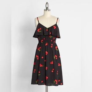 Cute ModCloth Cherry Print Sundress